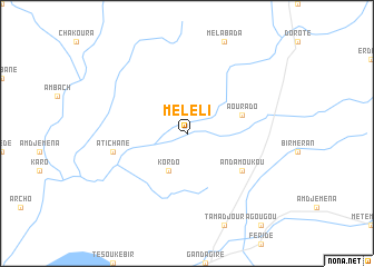 map of Méléli