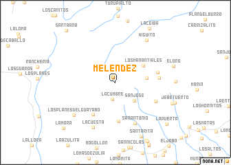 map of Melendez