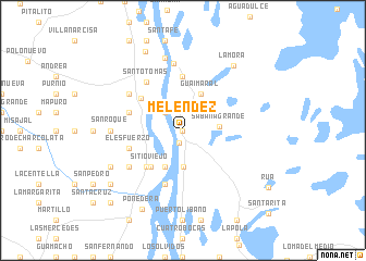 map of Meléndez