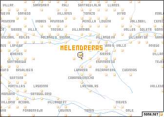 map of Melendreras