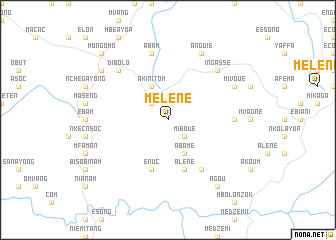 map of Melène