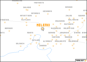 map of Melenki