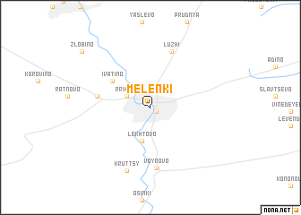 map of Melenki