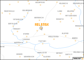 map of Melensk