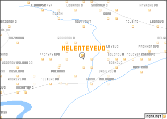 map of Melenteyevo