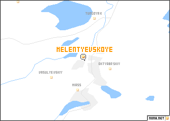 map of Melent\