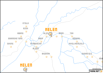 map of Melen