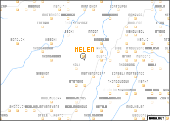 map of Melen