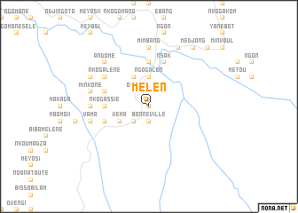 map of Mélen