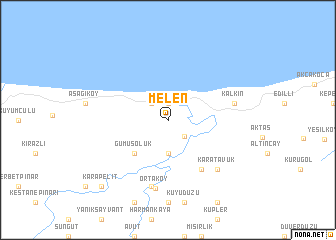 map of Melen