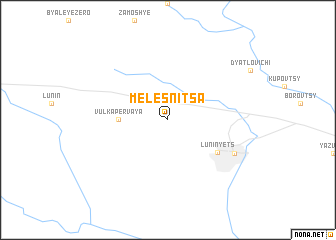 map of Melesnitsa