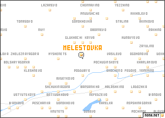 map of Melestovka