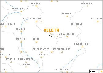 map of Meleta