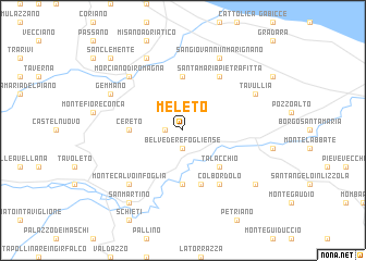 map of Meleto