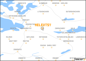 map of Melëvtsy