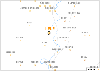 map of Mele