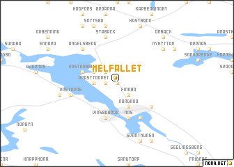 map of Melfallet