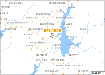 map of Melgara