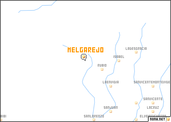 map of Melgarejo