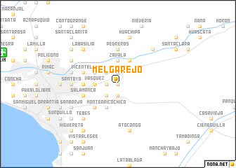 map of Melgarejo