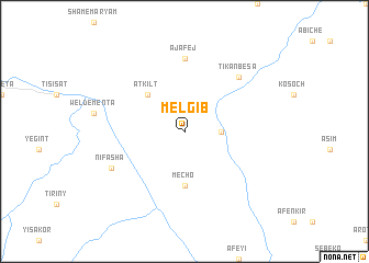 map of Melgib