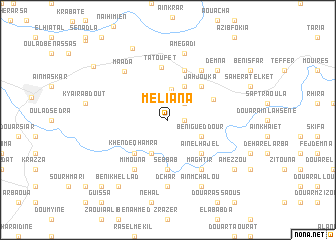 map of Meliana