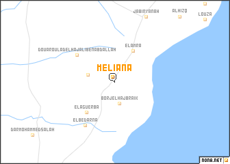 map of Meliana