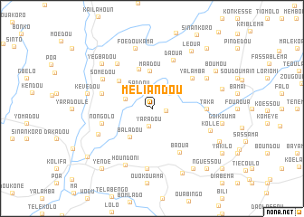 map of Méliandou