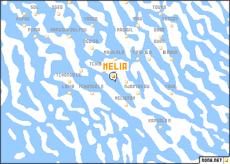 map of Mélia