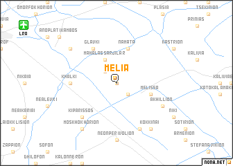 map of Melía