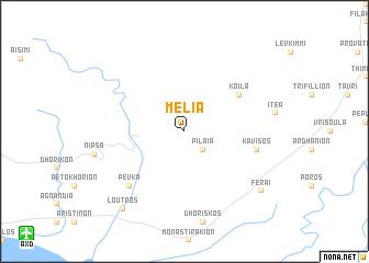 map of Melía