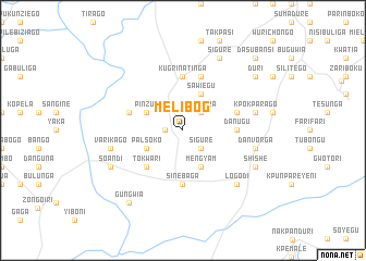 map of Melibog