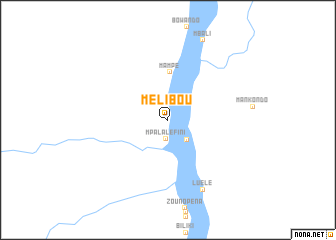 map of Mélibou