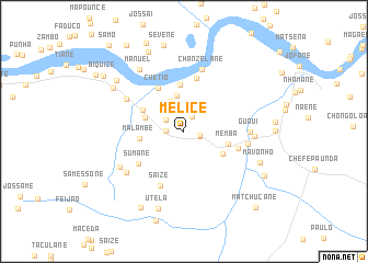 map of Melice