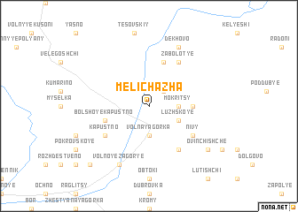 map of Melichazha