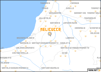 map of Melicuccà