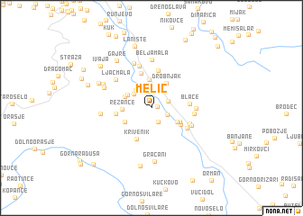 map of Melić