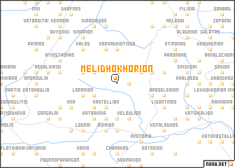 map of Melidhokhórion