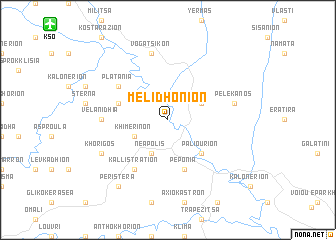 map of Melidhónion