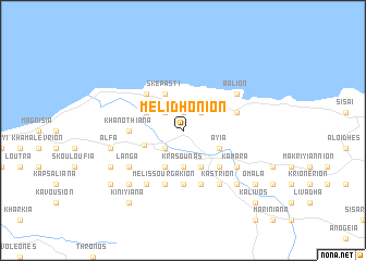 map of Melidhónion