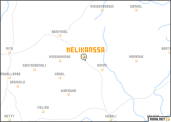 map of Mélikanssa