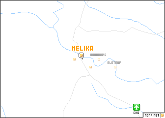 map of Melika