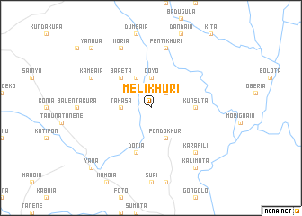 map of Melikhuri