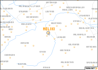 map of Melíki