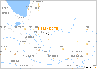 map of Melikköyü