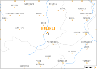 map of Melikli