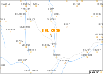 map of Melikşah