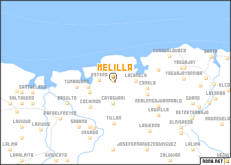 map of Melilla