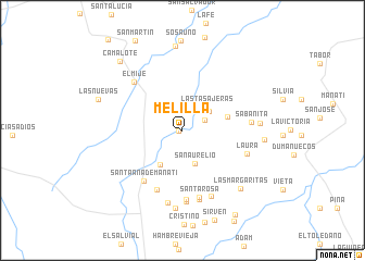 map of Melilla