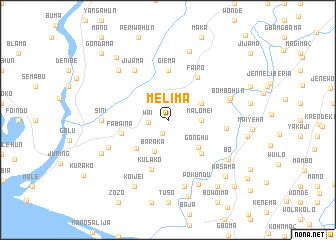 map of Melima